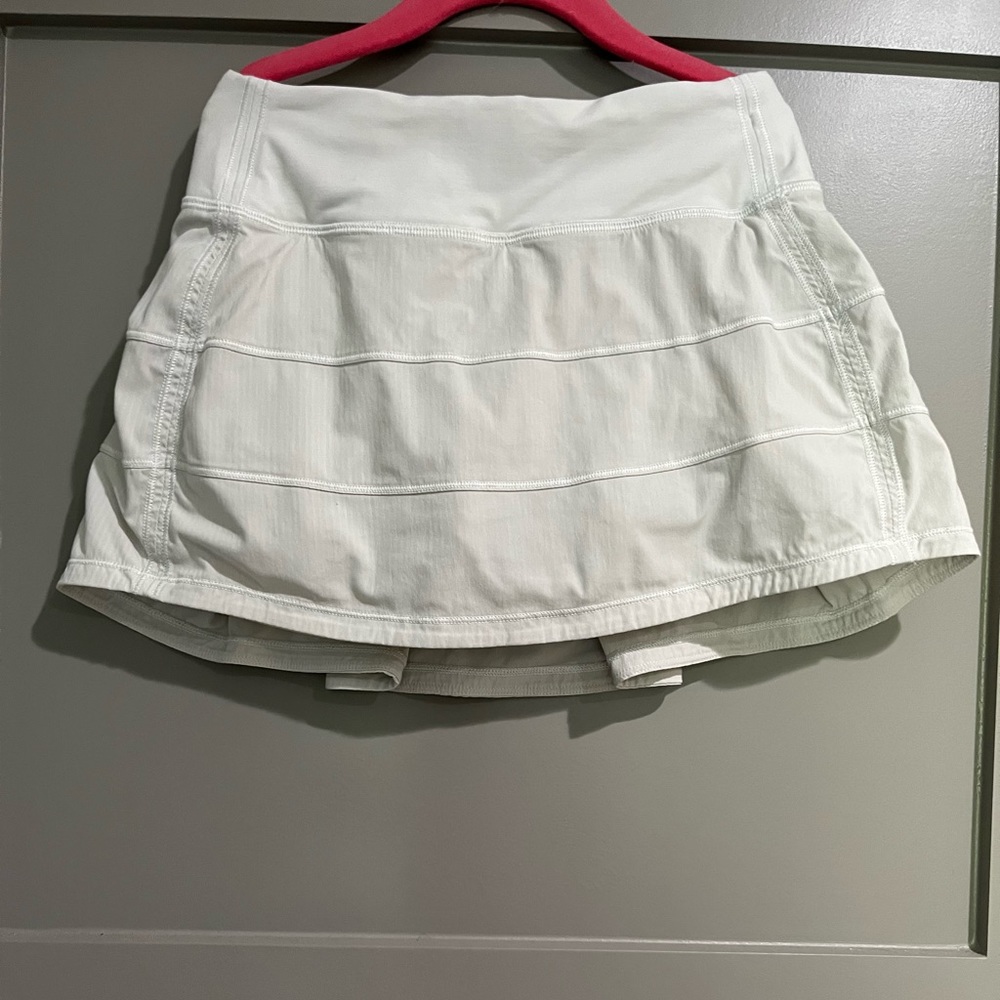 Lululemon Pace Rival Skirt Size 0 White